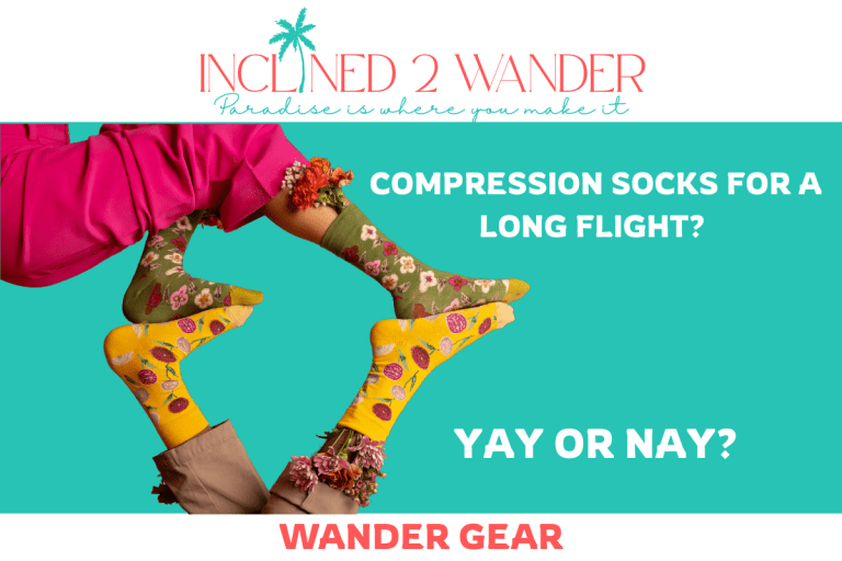 COMPRESSION SOCKS FOR A LONG FLIGHT?